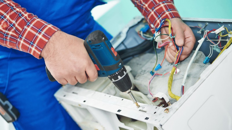Derince Baykan Baykan çamaşır makinesi kart tamiri – Su almama arızası orijinal parça ile giderildi. - Teknik servis örneği